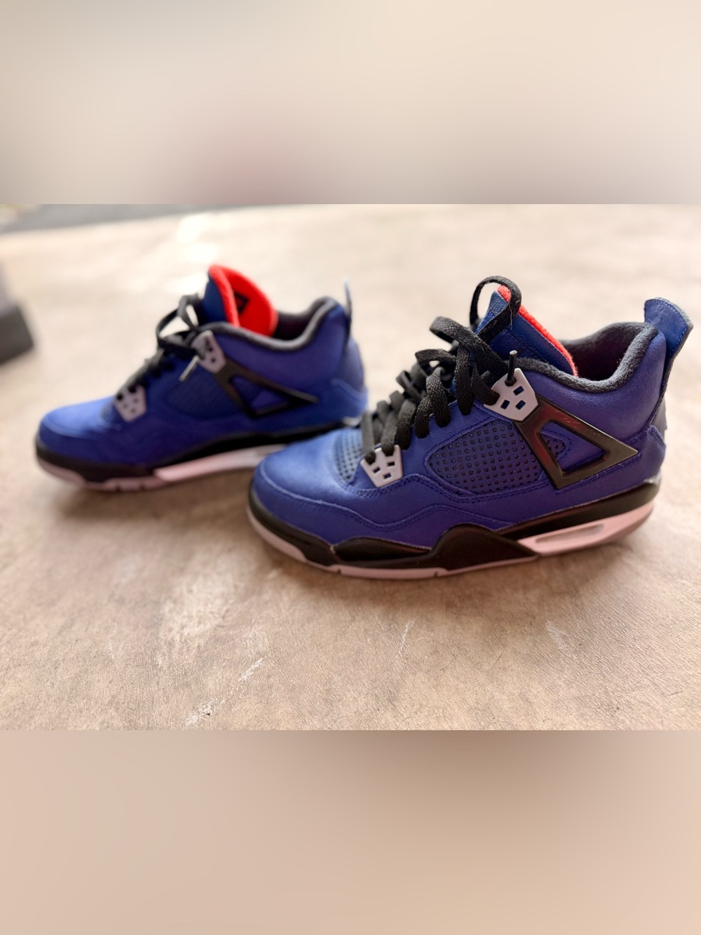 Kids Air Jordan 4 Retro WNTR Loyal Blue Sneakers
